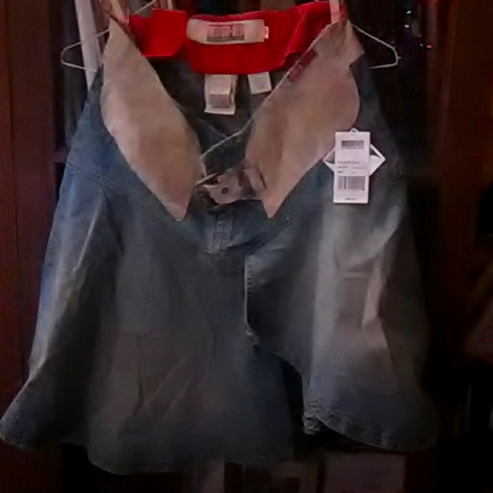Brand new blue Jean mini skirt